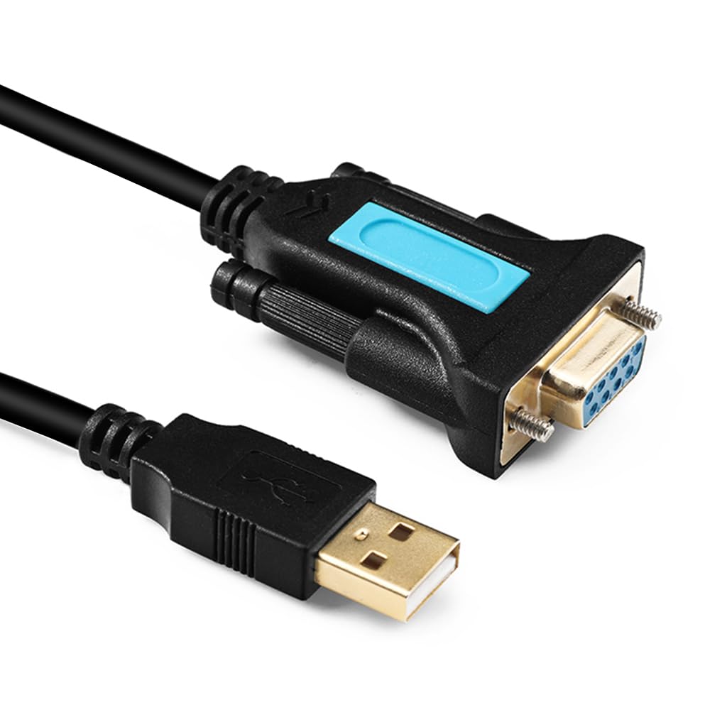 ZORBES USB to RS232 Adapter Cable for Printer 6.6Ft USB to RS232 Connection Cable Universal USB to RS232 Cable for Laptop, Desktop, Printer, Cash Registers ZORBES USB to RS232 Adapter Cable for Printer 6.6Ft USB to RS232 Connection Cable Universal USB to RS232 Cable for Laptop, Desktop, Printer, Cash Registers
